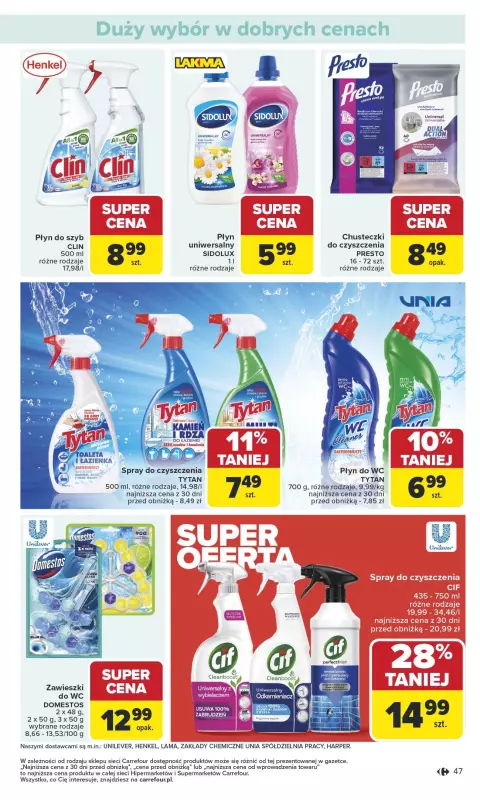 Carrefour Market - gazetka promocyjna Gazetka Carrefour Market od poniedziałku od poniedziałku 13.10 do soboty 18.10 - strona 47