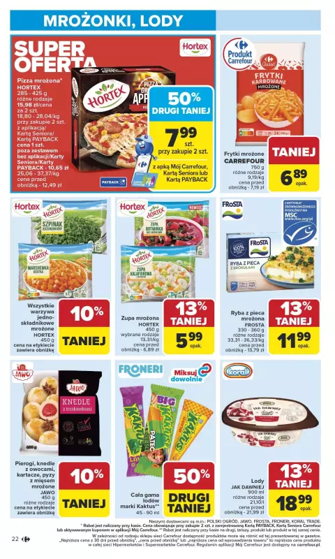 Carrefour Market - gazetka promocyjna Gazetka Carrefour Market od poniedziałku od poniedziałku 13.10 do soboty 18.10 - strona 22