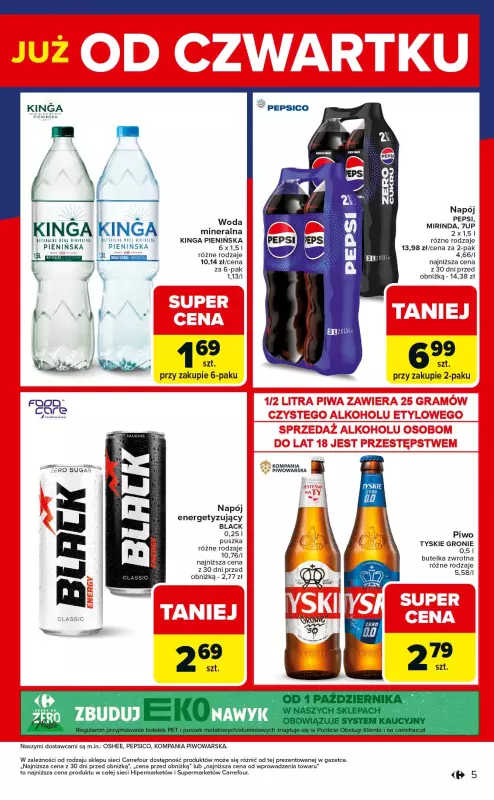 Carrefour Market - gazetka promocyjna Gazetka Weekend promek już od czwartku od czwartku 16.10 do soboty 18.10 - strona 5
