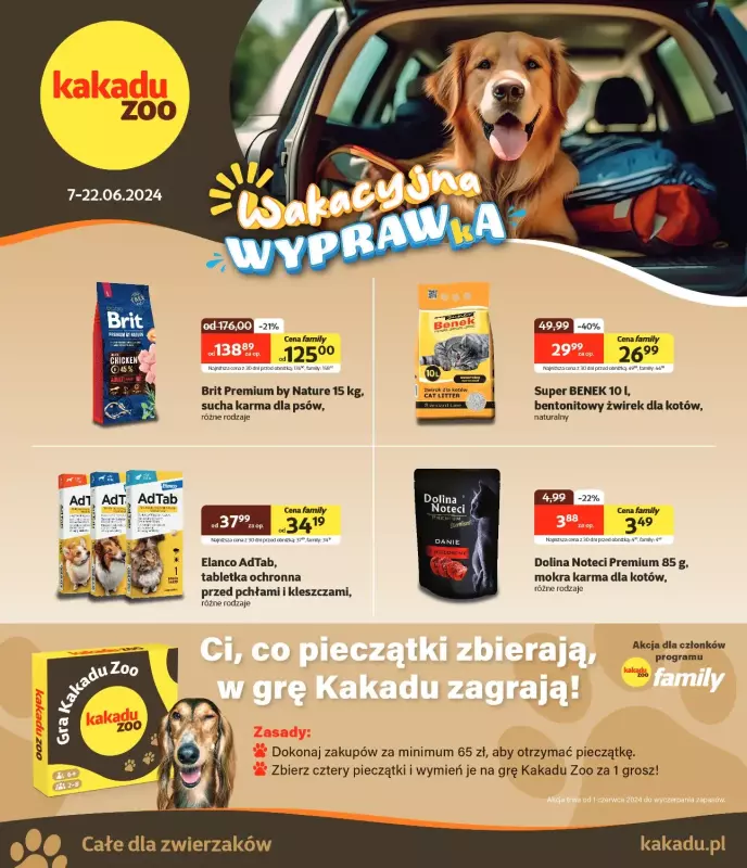 KAKADU - gazetka promocyjna Gazetka od piątku 07.06 do soboty 22.06