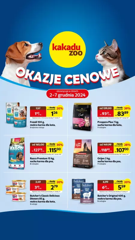 KAKADU - gazetka promocyjna Okazje cenowe od poniedziałku 02.12 do soboty 07.12