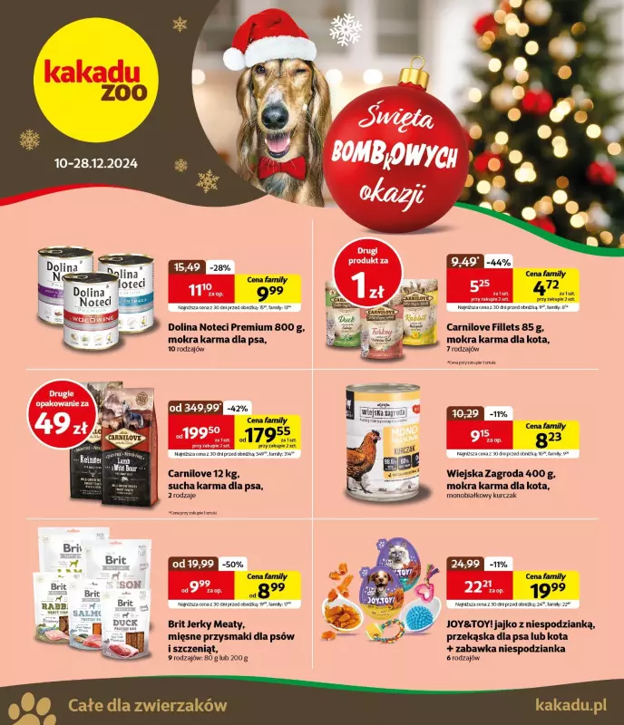 KAKADU - gazetka promocyjna Gazetka od wtorku 10.12 do soboty 28.12