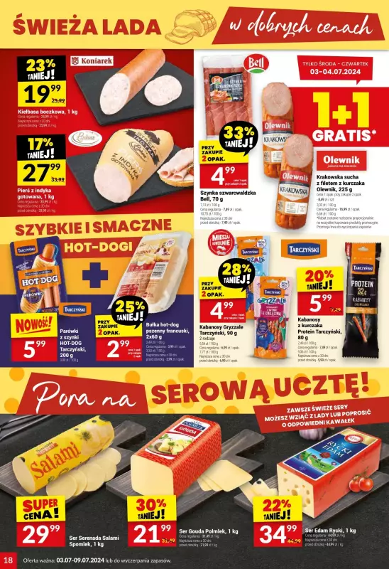 Twój Market - gazetka promocyjna Gazetka od środy 03.07 do wtorku 09.07 - strona 18