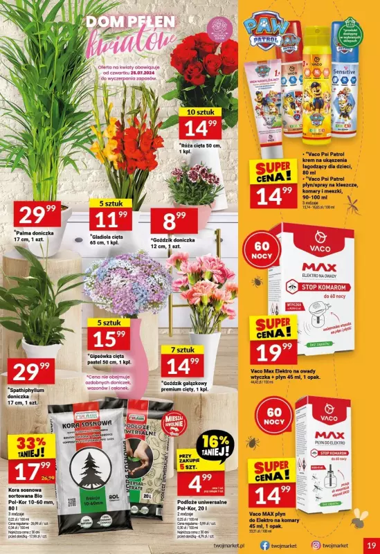 Twój Market - gazetka promocyjna Gazetka od środy 24.07 do wtorku 30.07 - strona 19