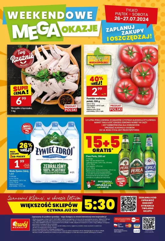 Twój Market - gazetka promocyjna Gazetka od środy 24.07 do wtorku 30.07 - strona 40