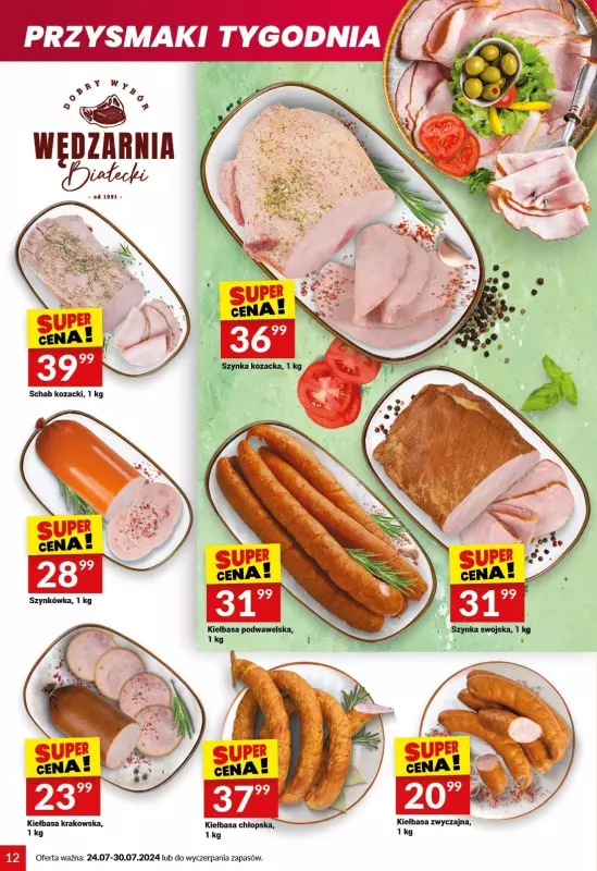 Twój Market - gazetka promocyjna Gazetka od środy 24.07 do wtorku 30.07 - strona 12