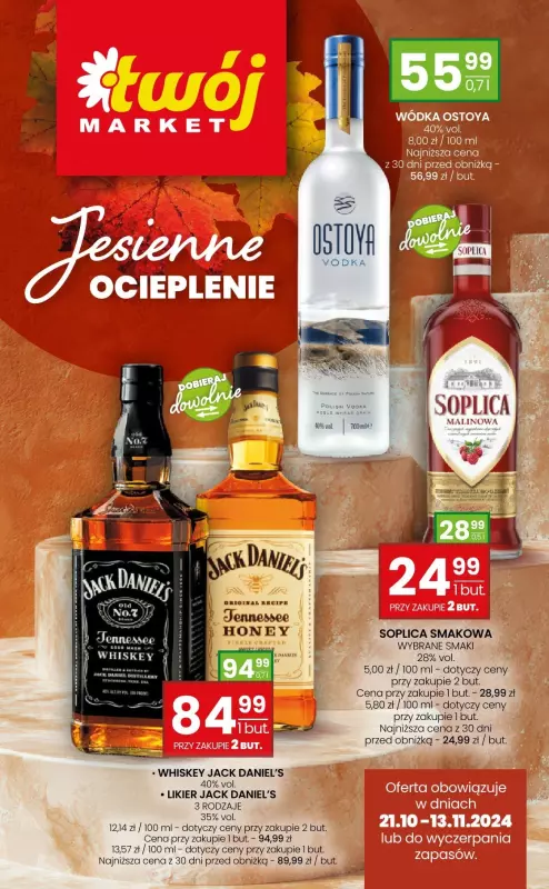 Twój Market - gazetka promocyjna Katalog alkoholowy od poniedziałku 21.10 do środy 13.11