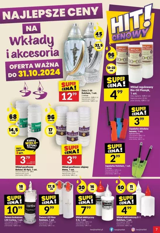 Twój Market - gazetka promocyjna Gazetka od środy 23.10 do wtorku 29.10 - strona 7