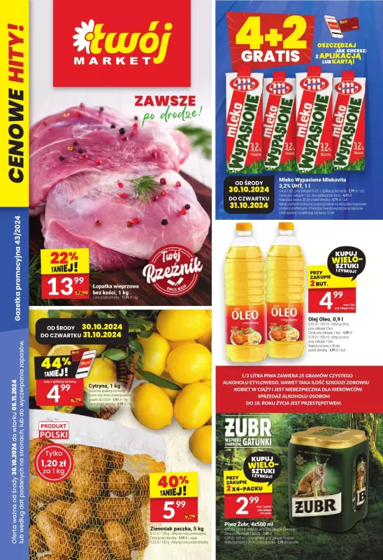 Twój Market - gazetka promocyjna Gazetka  