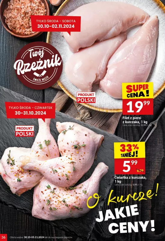 Twój Market - gazetka promocyjna Gazetka od środy 30.10 do wtorku 05.11 - strona 36