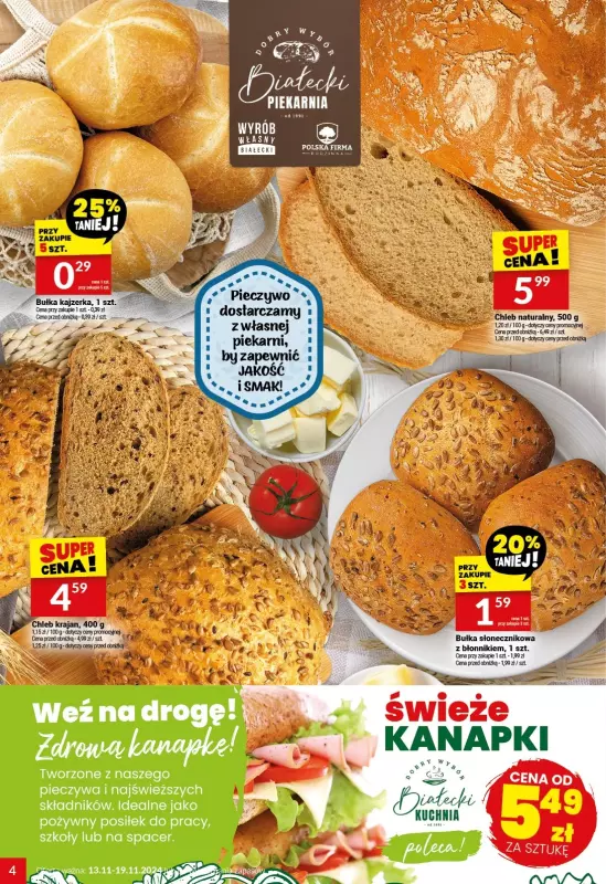 Twój Market - gazetka promocyjna Gazetka od środy 13.11 do wtorku 19.11 - strona 4