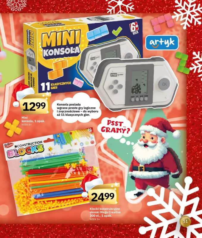 Twój Market - gazetka promocyjna Katalog zabawek od poniedziałku 18.11 do wtorku 24.12 - strona 51