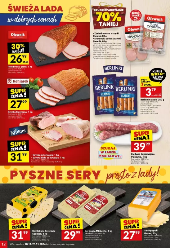 Twój Market - gazetka promocyjna Gazetka od środy 20.11 do wtorku 26.11 - strona 12