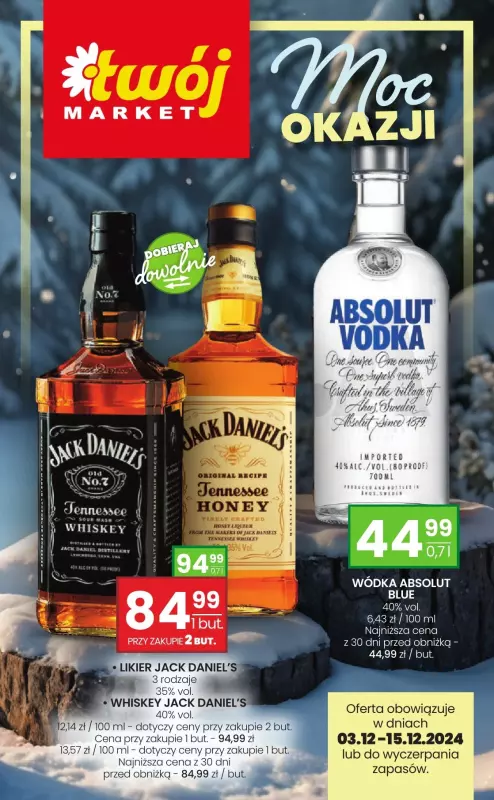 Twój Market - gazetka promocyjna Katalog alkoholowy od piątku 06.12 do niedzieli 15.12