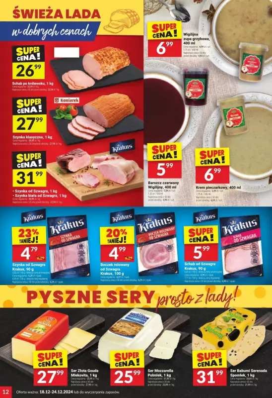 Twój Market - gazetka promocyjna Gazetka od środy 18.12 do wtorku 24.12 - strona 12