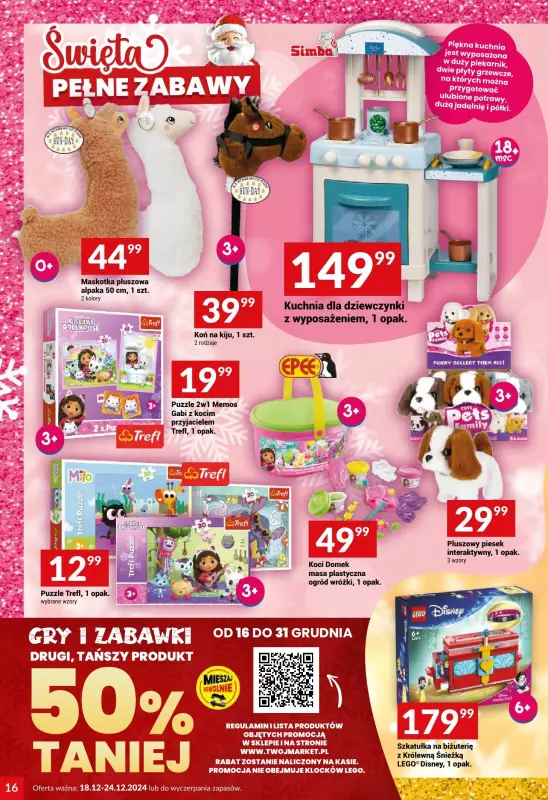 Twój Market - gazetka promocyjna Gazetka od środy 18.12 do wtorku 24.12 - strona 16