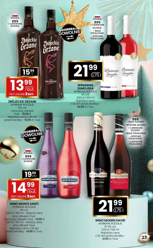 Twój Market - gazetka promocyjna Katalog Alkoholi Sylwester 2024 od poniedziałku 16.12 do niedzieli 12.01 - strona 23