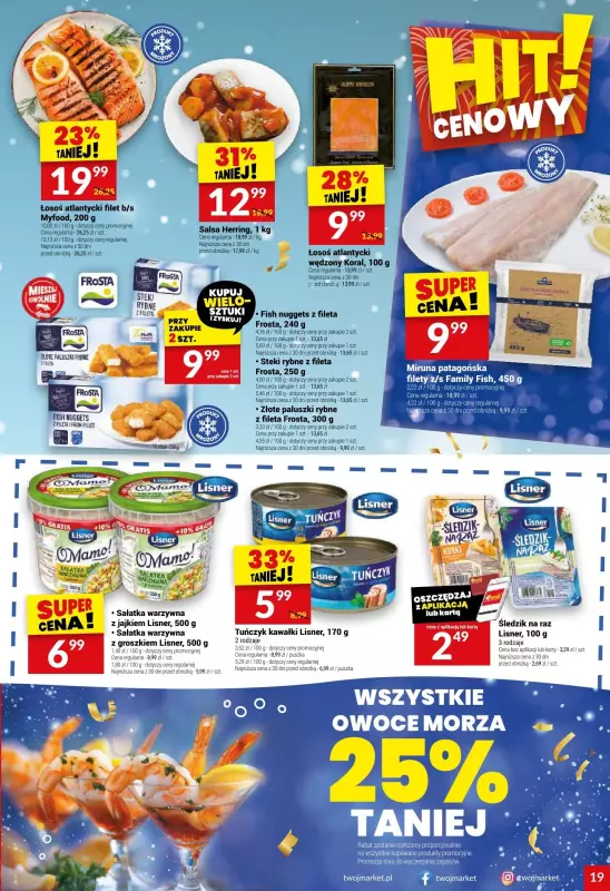 Twój Market - gazetka promocyjna Gazetka od piątku 27.12 do wtorku 31.12 - strona 19