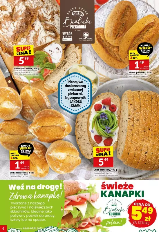 Twój Market - gazetka promocyjna Gazetka od czwartku 02.01 do wtorku 07.01 - strona 6