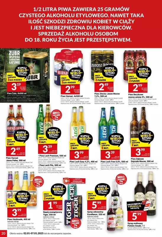 Twój Market - gazetka promocyjna Gazetka od czwartku 02.01 do wtorku 07.01 - strona 20