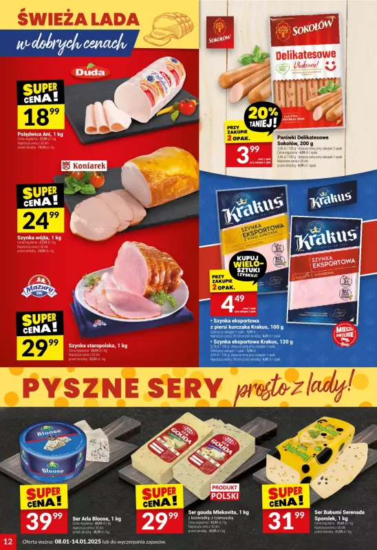 Twój Market - gazetka promocyjna Gazetka od środy 08.01 do wtorku 14.01 - strona 12