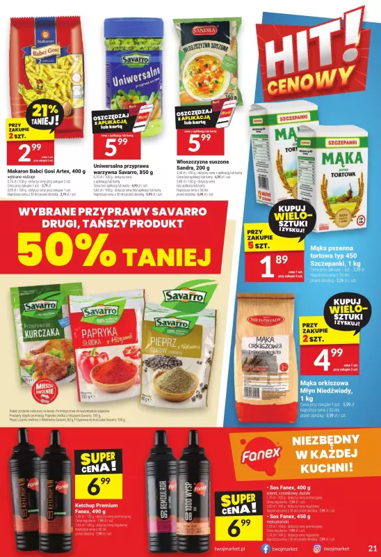 Twój Market - gazetka promocyjna Gazetka od środy 08.01 do wtorku 14.01 - strona 21