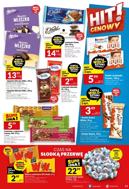 Twój Market - gazetka promocyjna Gazetka od środy 15.01 do wtorku 21.01 - strona 13