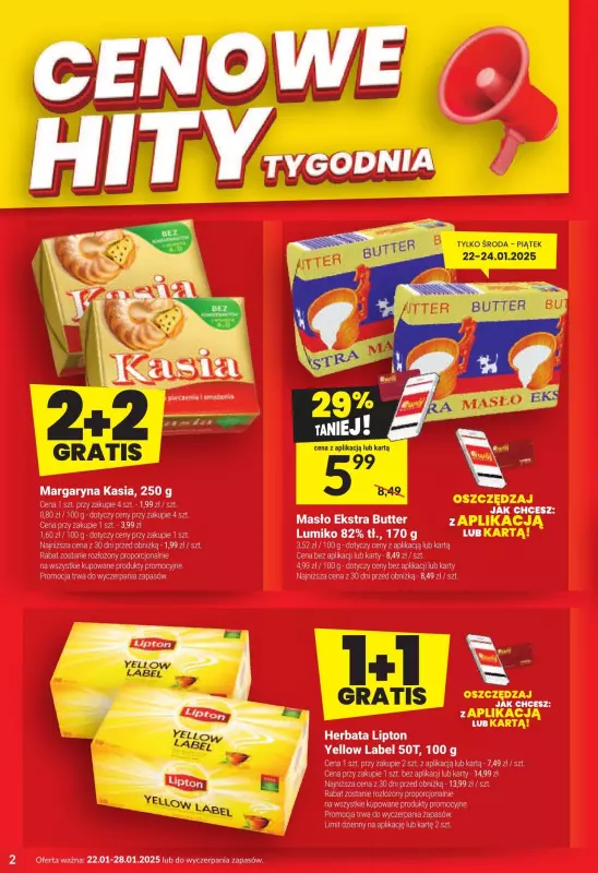 Twój Market - gazetka promocyjna Gazetka od środy 22.01 do wtorku 28.01 - strona 2