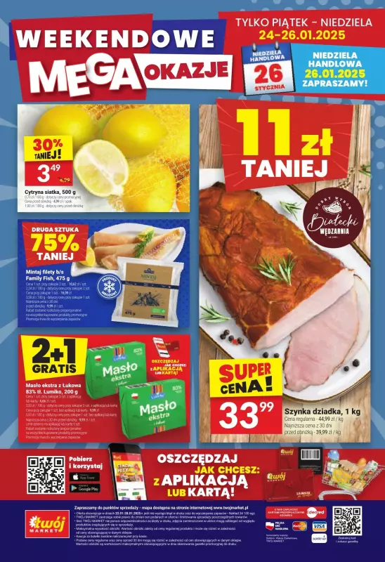 Twój Market - gazetka promocyjna Gazetka od środy 22.01 do wtorku 28.01 - strona 32