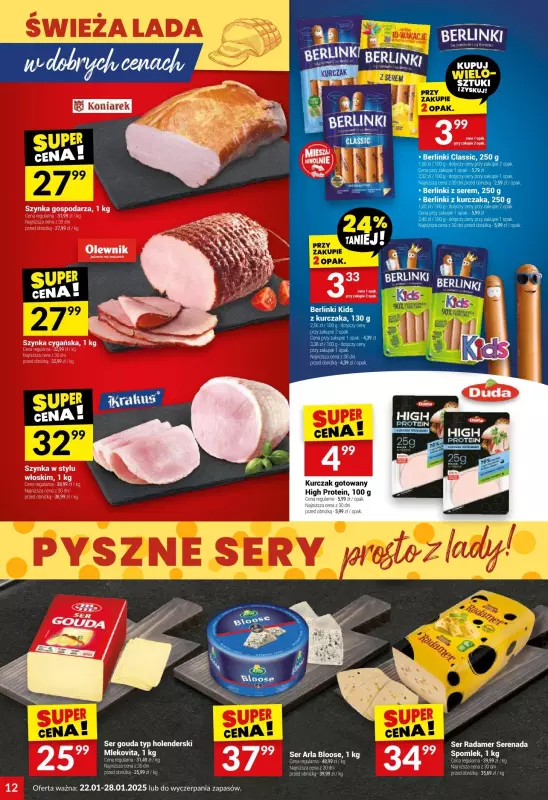 Twój Market - gazetka promocyjna Gazetka od środy 22.01 do wtorku 28.01 - strona 12