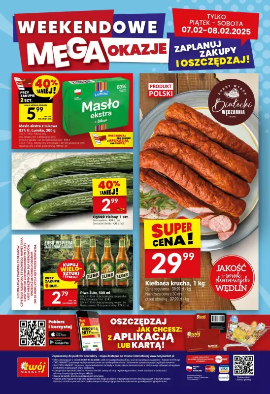 Twój Market - gazetka promocyjna Gazetka od środy 05.02 do wtorku 11.02 - strona 32