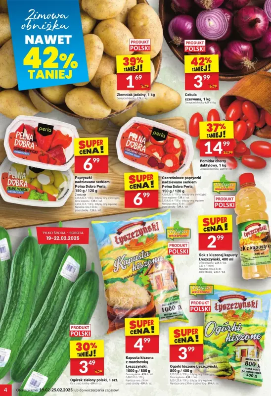 Twój Market - gazetka promocyjna Gazetka od środy 19.02 do wtorku 25.02 - strona 4