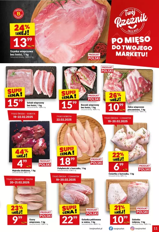 Twój Market - gazetka promocyjna Gazetka od środy 19.02 do wtorku 25.02 - strona 11