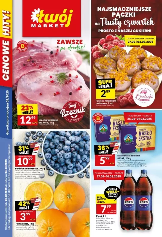 Twój Market - gazetka promocyjna Gazetka od środy 26.02 do wtorku 04.03