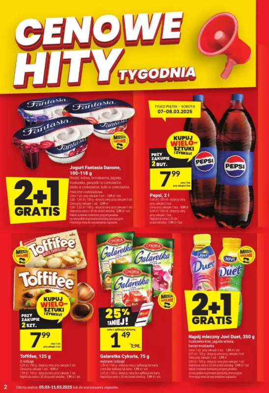 Twój Market - gazetka promocyjna Gazetka od środy 05.03 do wtorku 11.03 - strona 2