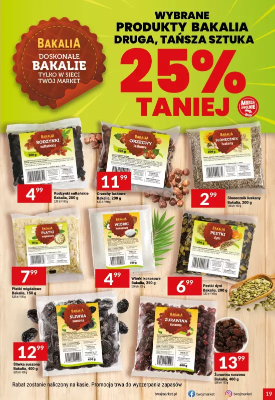 Twój Market - gazetka promocyjna Gazetka od środy 12.03 do wtorku 18.03 - strona 19