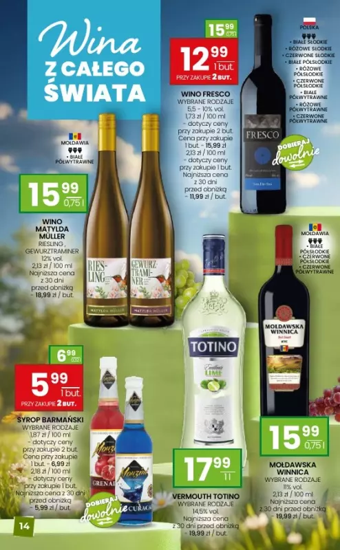 Twój Market - gazetka promocyjna Mocne promocje od środy 16.04 do poniedziałku 05.05 - strona 14