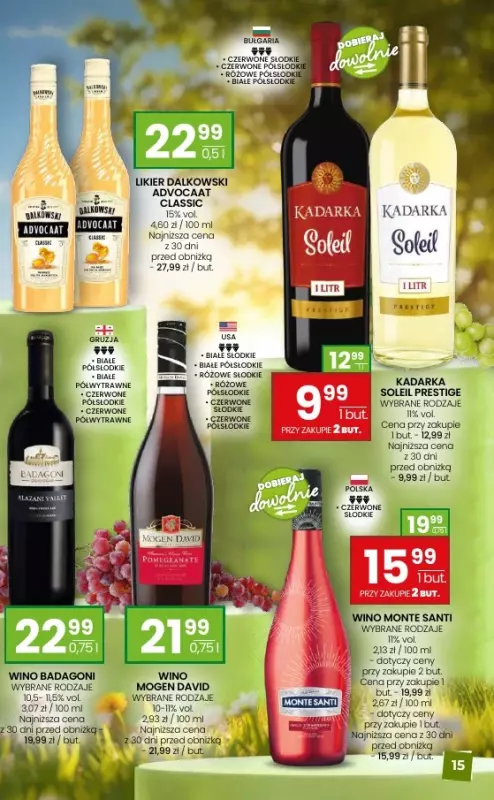 Twój Market - gazetka promocyjna Mocne promocje od środy 16.04 do poniedziałku 05.05 - strona 15