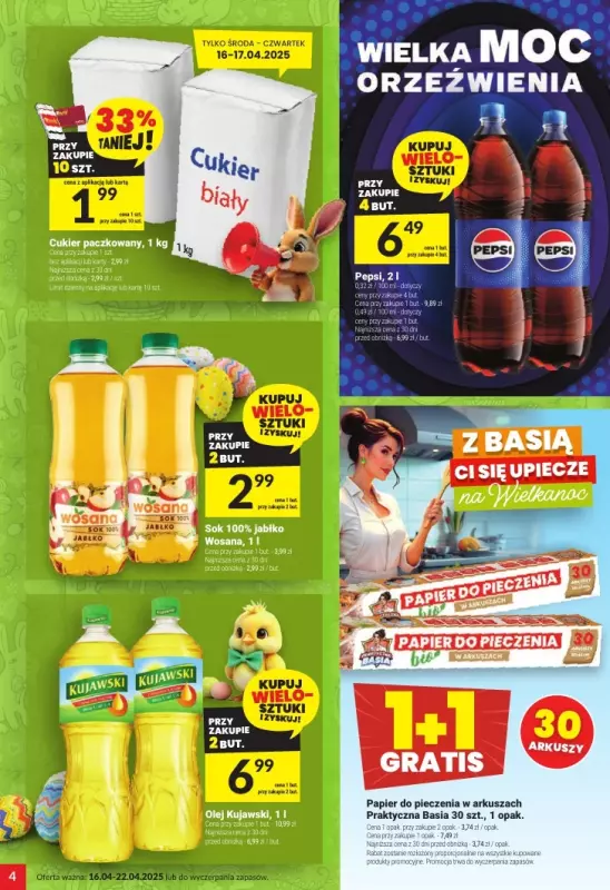 Twój Market - gazetka promocyjna Gazetka od środy 16.04 do wtorku 22.04 - strona 4