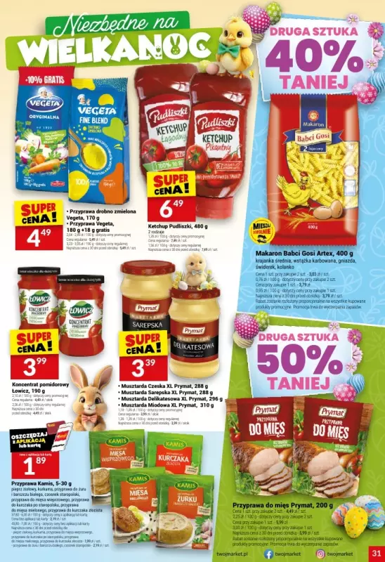 Twój Market - gazetka promocyjna Gazetka od środy 16.04 do wtorku 22.04 - strona 31