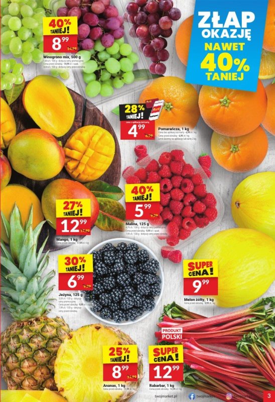 Twój Market - gazetka promocyjna Gazetka od wtorku 29.04 do wtorku 06.05 - strona 3