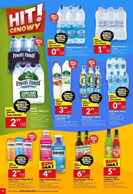 Twój Market - gazetka promocyjna Gazetka od wtorku 29.04 do wtorku 06.05 - strona 14