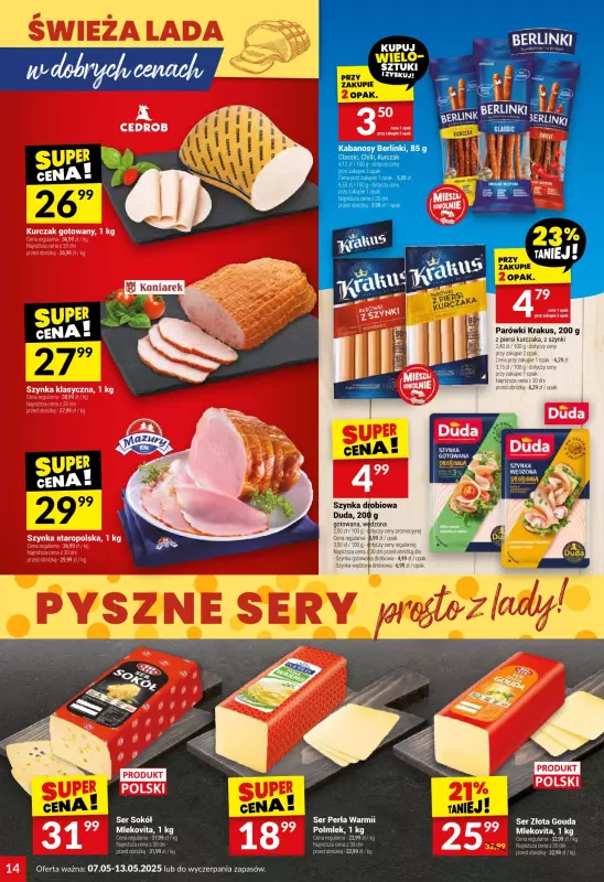 Twój Market - gazetka promocyjna Gazetka od środy 07.05 do wtorku 13.05 - strona 14