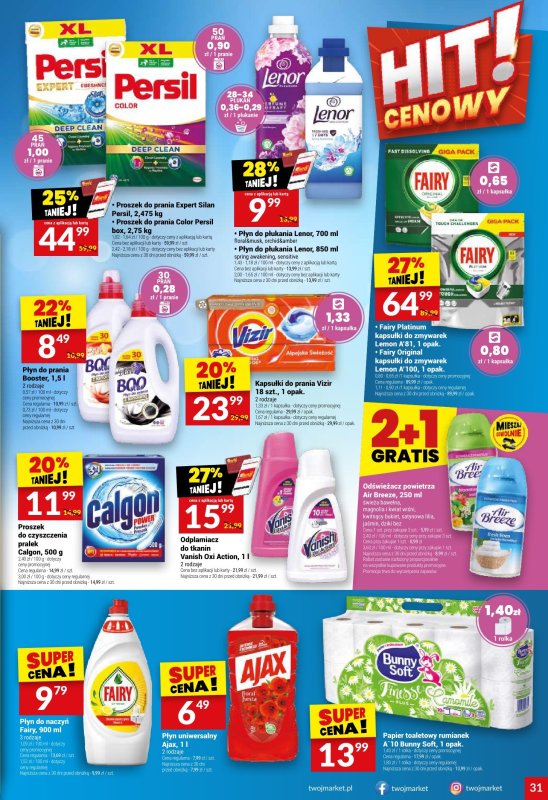 Twój Market - gazetka promocyjna Gazetka od środy 07.05 do wtorku 13.05 - strona 31