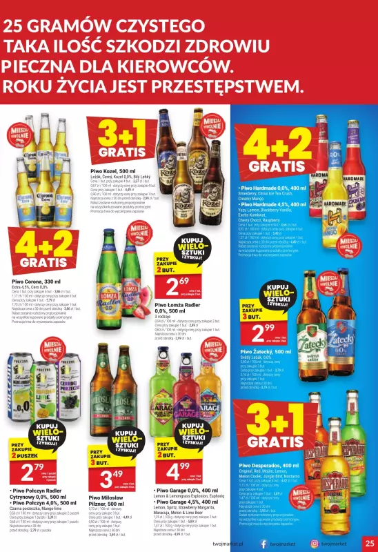 Twój Market - gazetka promocyjna Gazetka od środy 07.05 do wtorku 13.05 - strona 25