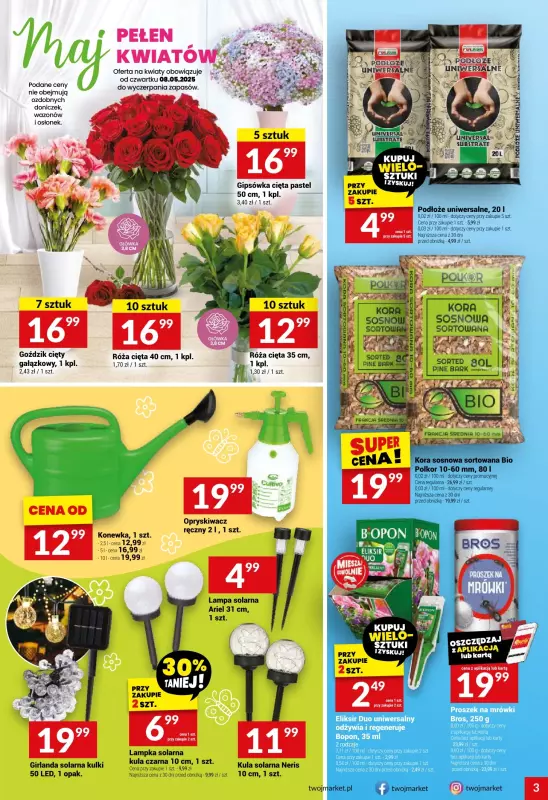 Twój Market - gazetka promocyjna Gazetka od środy 07.05 do wtorku 13.05 - strona 3