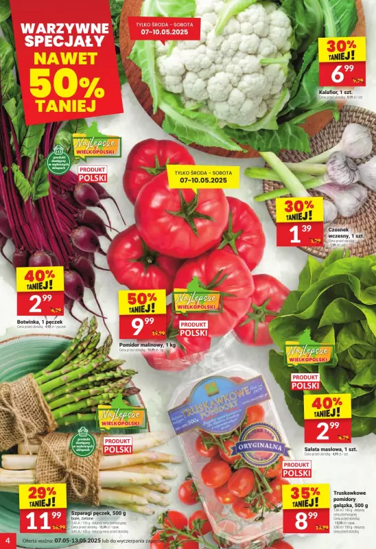 Twój Market - gazetka promocyjna Gazetka od środy 07.05 do wtorku 13.05 - strona 4
