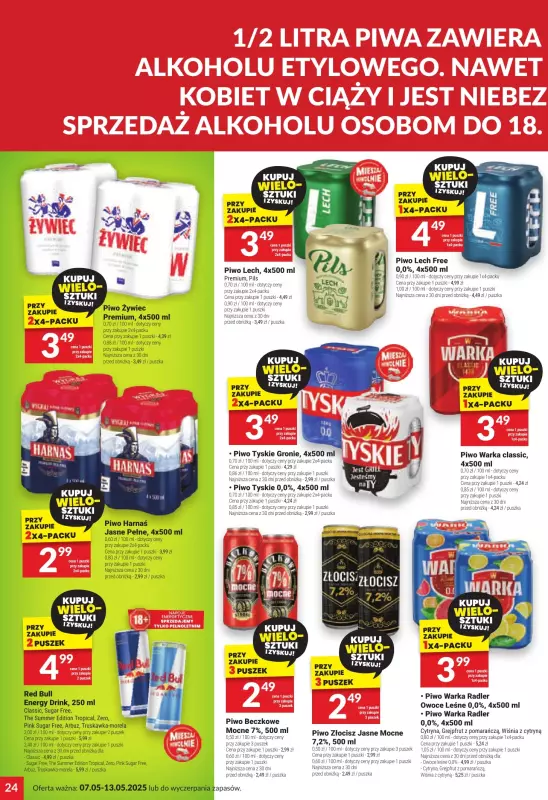 Twój Market - gazetka promocyjna Gazetka od środy 07.05 do wtorku 13.05 - strona 24