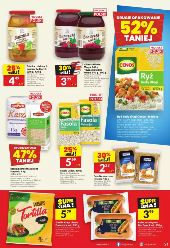 Twój Market - gazetka promocyjna Gazetka od środy 07.05 do wtorku 13.05 - strona 21