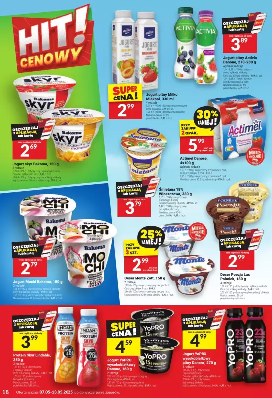 Twój Market - gazetka promocyjna Gazetka od środy 07.05 do wtorku 13.05 - strona 18